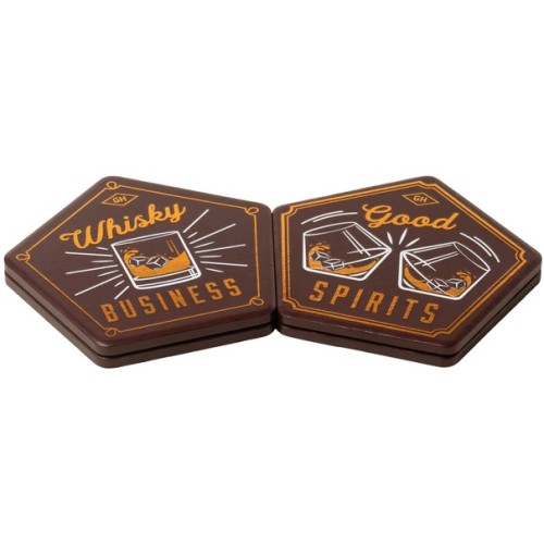 Gentlemen's Hardware Set of 4 Whisky Coasters