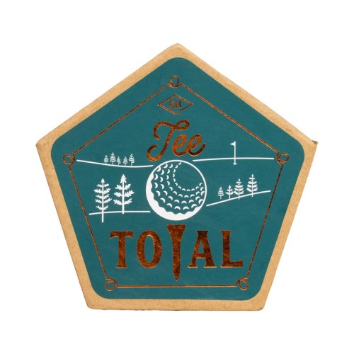 Gentlemen's Hardware Set of 4 Golf Coasters