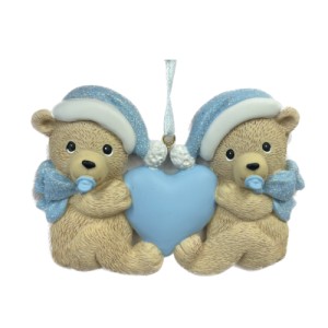 Twin Boys Personalised Christmas Decoration