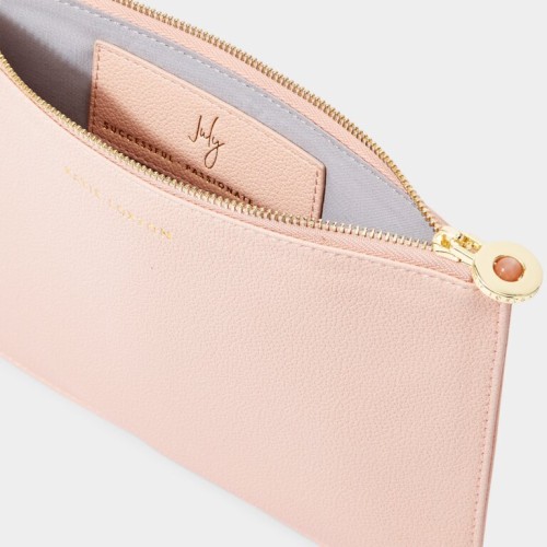 Katie Loxton July Birthstone Perfect Pouch (Nude Pink)
