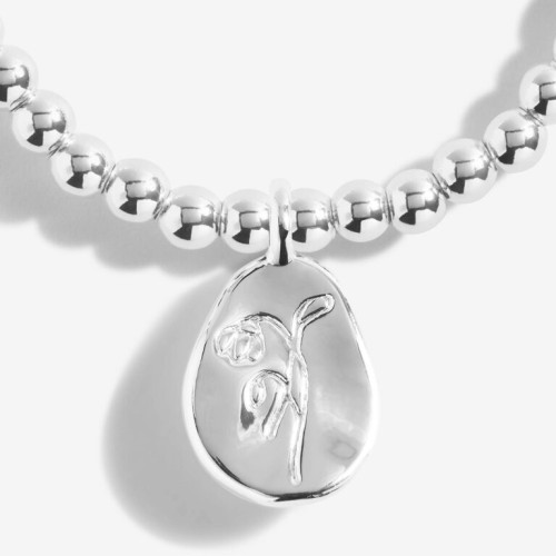 Joma A Little January Birth Flower Bracelet