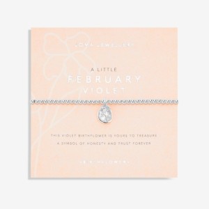 Joma A Little February Birth Flower Bracelet