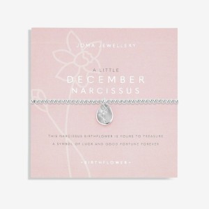Joma A Little December Birth Flower Bracelet