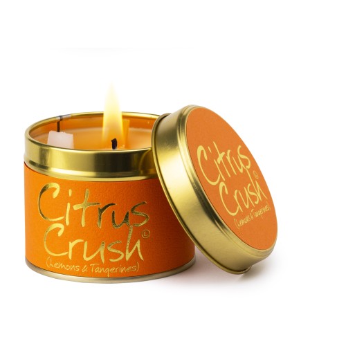 Lily-Flame Citrus Crush Tin Candle