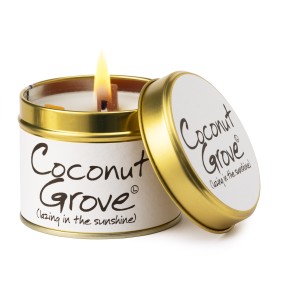 Lily-Flame Coconut Grove Tin Candle