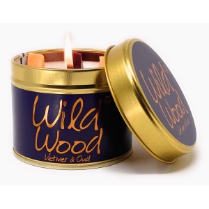 Lily-Flame Wild Wood Tin Candle