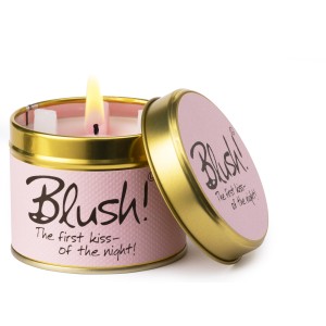 Lily-Flame Blush Tin Candle