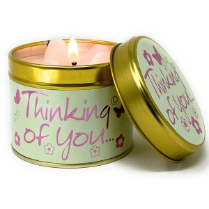 Lily-Flame Thinking of You Tin Candle