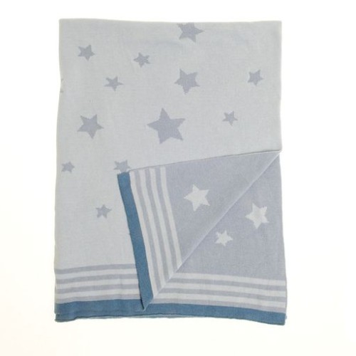 Ziggle Baby Super Soft Blue Stars Blanket