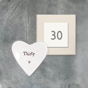 East of India Heart Dish - Thirty