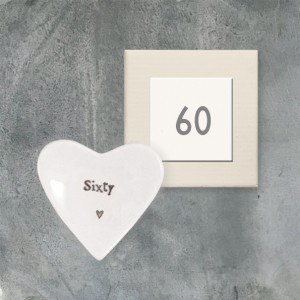 East of India Heart Dish - Sixty