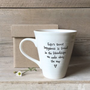 East of India Porcelain Mug - Life's truest Memories