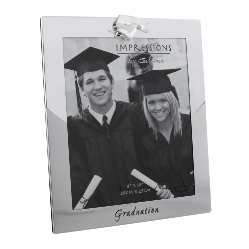 Graduation - 2 Tone Silver Frame 8"x10"