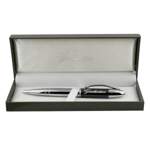 Graduation - Black Chrome Pen