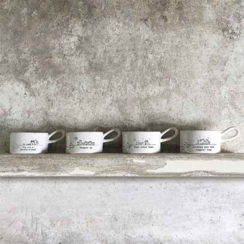 East of India Tea Light Holder - Home Sweet Home