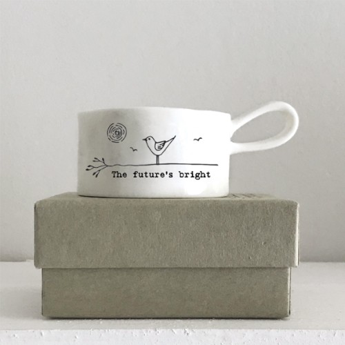 East of India Tea light Holder - Futures Bright