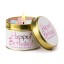 Lily-Flame Happy Birthday Tin Candle