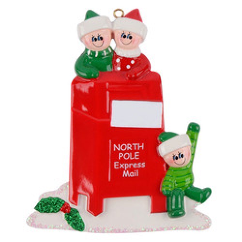 Letter to Santa 3 Personalised Christmas Decoration