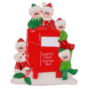 Letter to Santa 5 Personalised Christmas Decoration