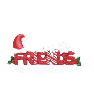 Friends Word Personalised Decoration