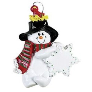 Snowboy Personalised Christmas Decoration