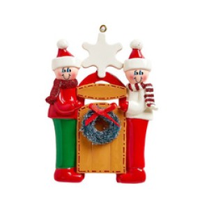 Sled Couple Personalised Decoration