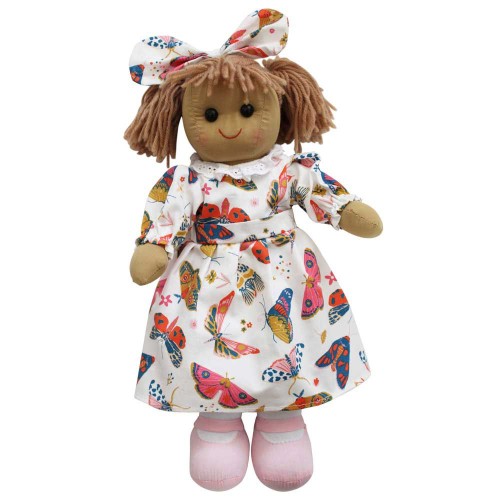 Powell Craft Butterfly Dress Rag Doll