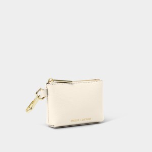 Katie Loxton Evie Clip On Purse Eggshell