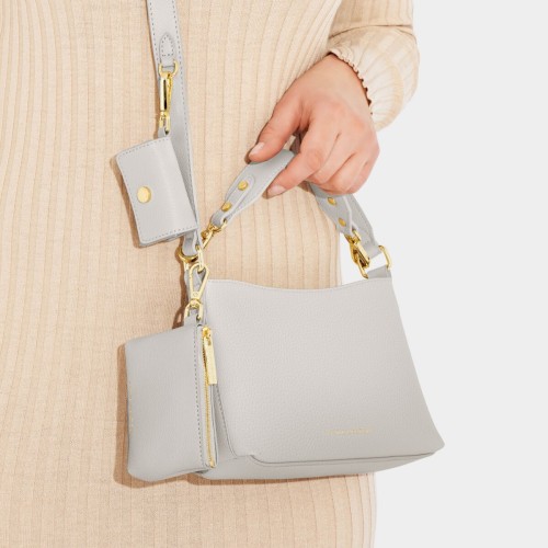 Katie Loxton Evie Clip on Coin Purse Grey