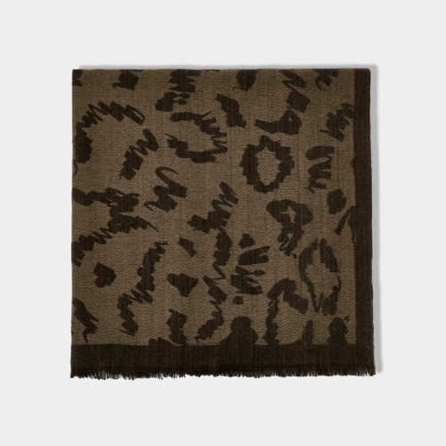 Katie Loxton Large Leopard Print Blanket Scarf