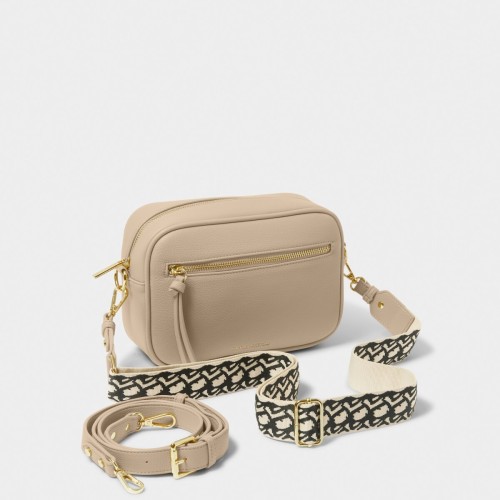 Katie Loxton Hallie Crossbody Bag in Light Taupe