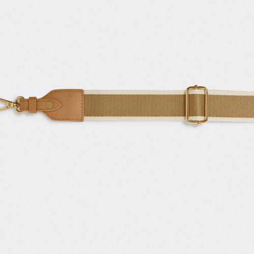 Katie Loxton Orla Canvas Strap Crossbody Bag in Tan