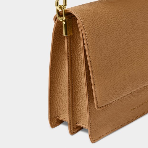 Katie Loxton Orla Canvas Strap Crossbody Bag in Tan