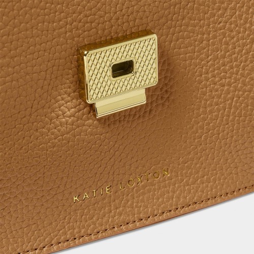 Katie Loxton Orla Canvas Strap Crossbody Bag in Tan