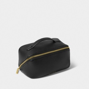 Katie Loxton Medium Makeup and Wash Bag in Black