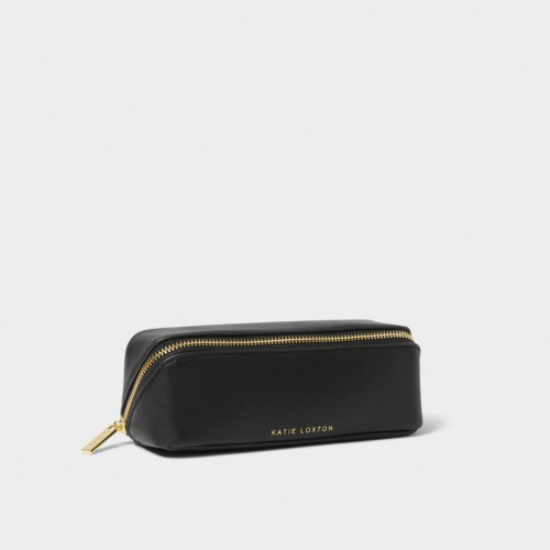 Katie Loxton Small Makeup Bag and Pencil Case Black