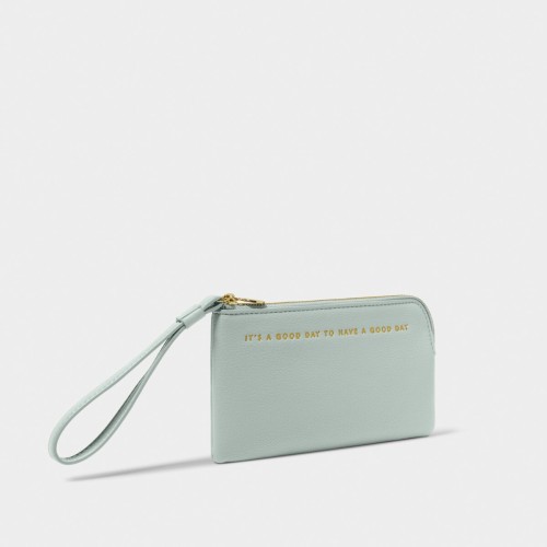 Katie Loxton Positivity Purse in Duck Egg Blue