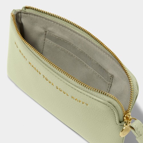 Katie Loxton Positivity Purse in Soft Sage