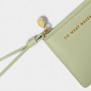 Katie Loxton Positivity Purse in Soft Sage