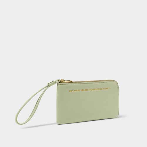 Katie Loxton Positivity Purse in Soft Sage