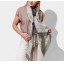 Katie Loxton Grey Border Edge Foil Scarf