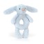 Jellycat Bashful Blue Bunny Ring Rattle