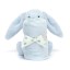 Jellycat Blue Bashful Bunny Soother