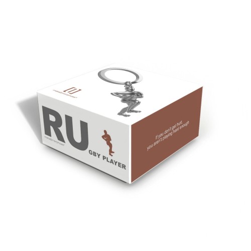Meta Morphose Rugby Player Keyring