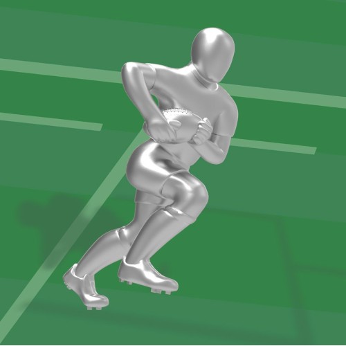 Meta Morphose Rugby Player Keyring