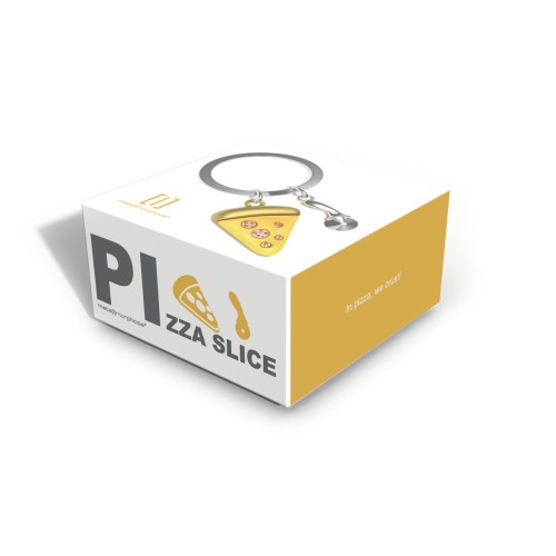Meta Morphose Pizza and Cutter Keyring