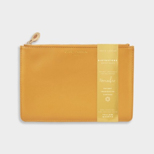 Katie Loxton November Birthstone Perfect Pouch (ochre)