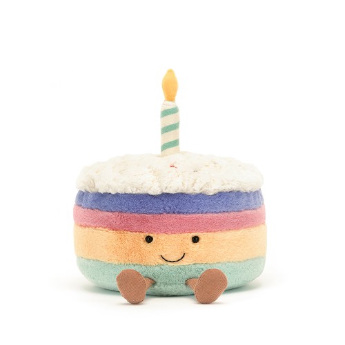 Jellycat Amuseable Rainbow Birthday Cake (Medium)