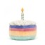 Jellycat Amuseable Rainbow Birthday Cake (Medium)