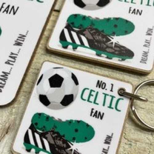 Celtic Football Keyring